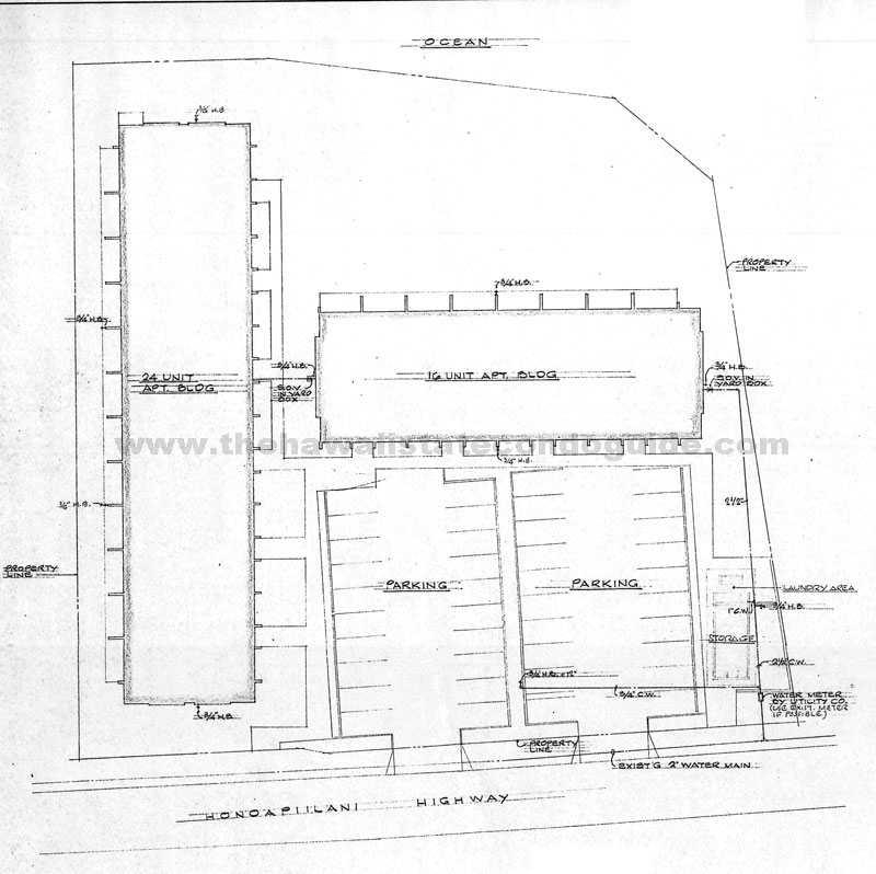 Site Plans, Maui Hawaii Condominiums