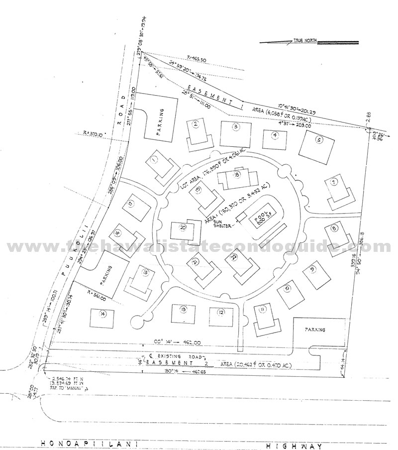 Site Plans, Maui Hawaii Condominiums